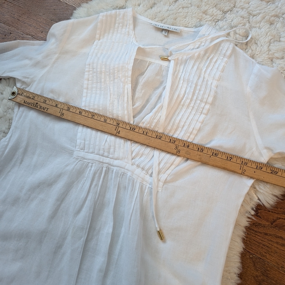 Heidi Klein 100% Linen White Tunic Cover Up 1 Small - Picture 7 of 8